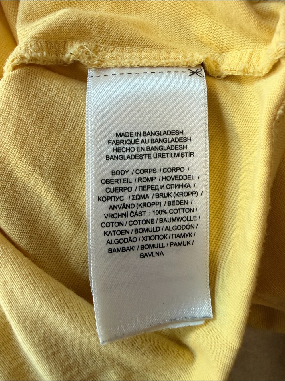 Polo Ralph Lauren Polo Bear Graphic T-Shirt Yellow Youth XL 18-20/Adult Small - Picture 3 of 4